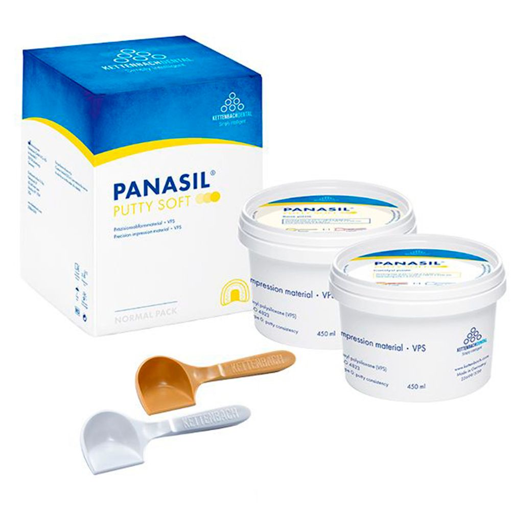 Panasil Putty Soft - слепочный материал (2 банки по 450 мл) Kettenbach
