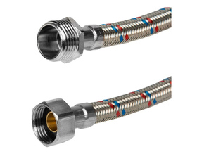 Подводка для воды ДТРД, 1/2, НР/ВР, 80 см