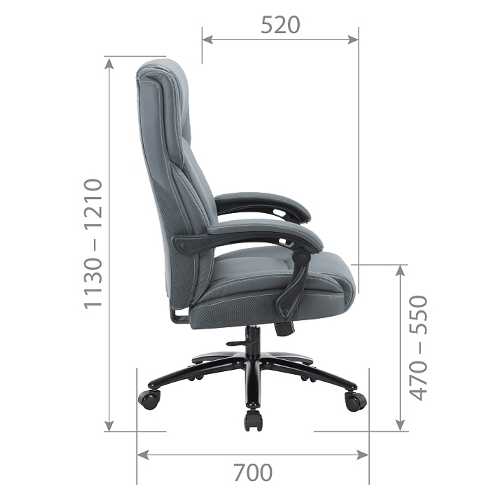 Офисное кресло CHAIRMAN CH415, экокожа