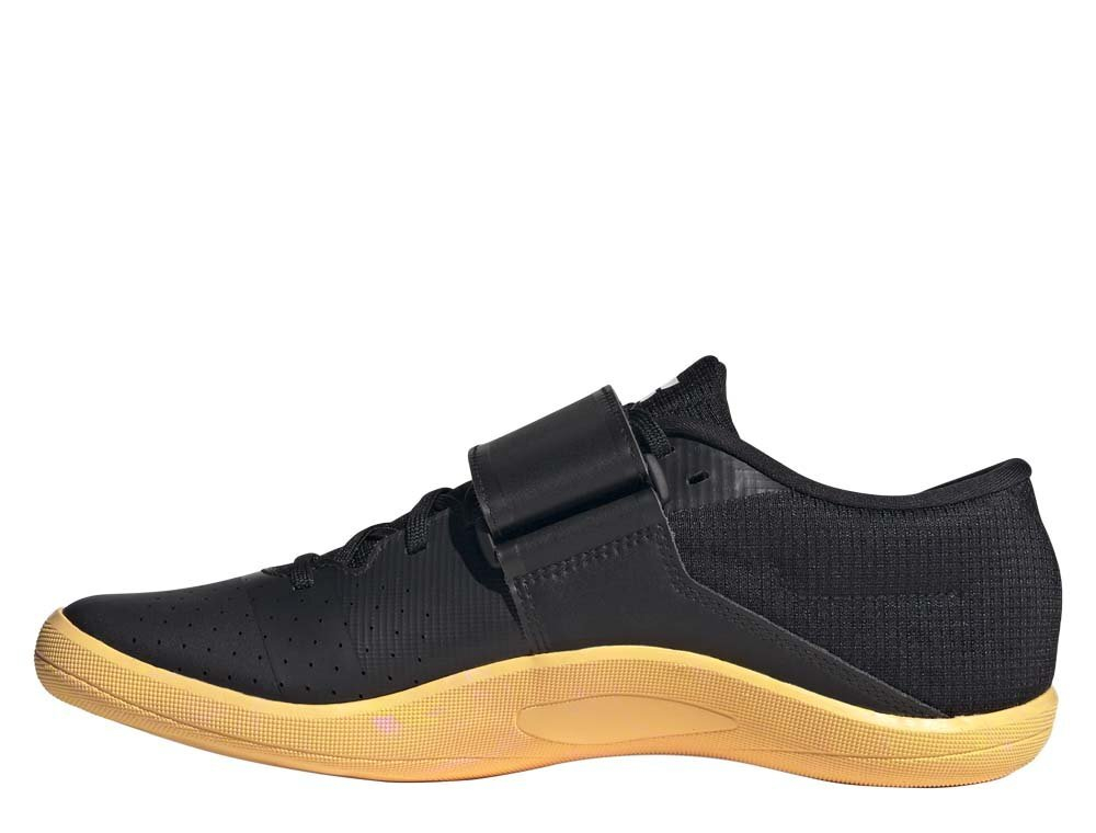 Кроссовки беговые женские adidas Adizero Throws U Черно-Оранжевые
