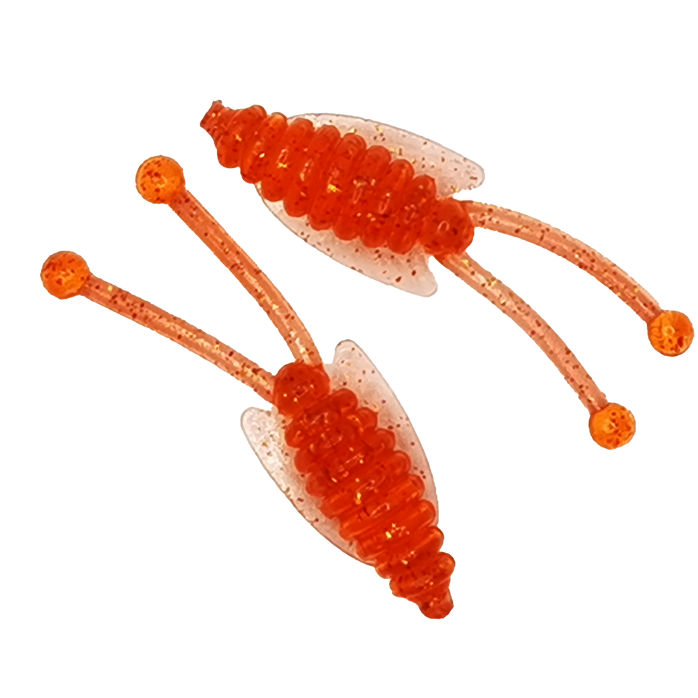 12 шт. 4,5 см Рыболовные, силиконовые приманки рачки. Головастик RuBaits Fly Frog Набор для рыбалки на щуку, судака, окуня, форель Для зимней рыбалки, микроджиг.