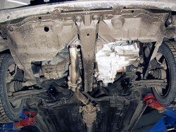 Защита картера и КПП Sheriff для Nissan Sunny 1992-1998 арт.15.0622