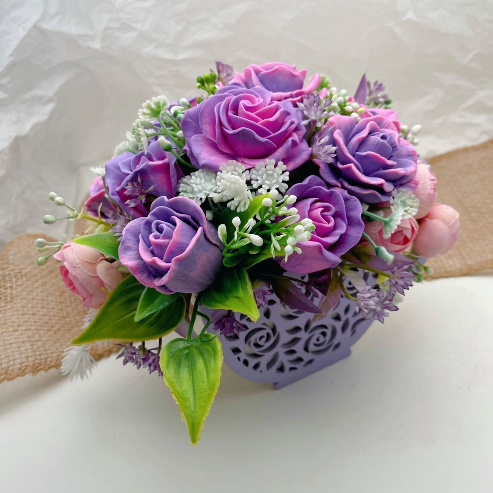 Букет «Парижанка» мыло ручной работы Magic Benefit Soap