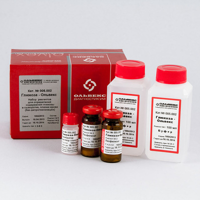 Глюкоза-2, Ольвекс, (фермент.м-д б/депротеин.), 200мл, 005.002