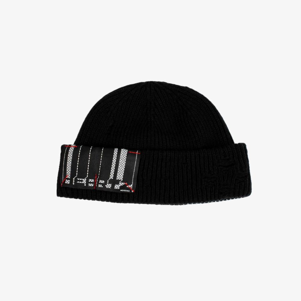 Шапка Heartz Nosebleed Two Distressed Beanie черная