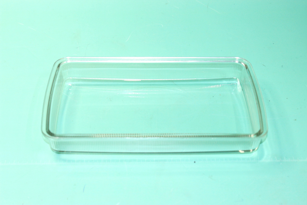 Стекло фары КамАЗ прямоугольное, гладкое