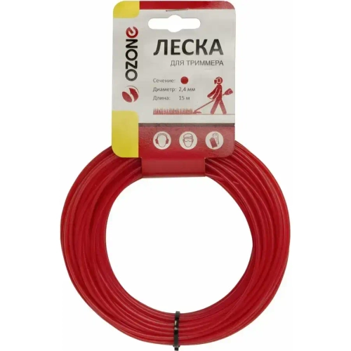 Леска 2,4 мм OZONE LTR-2.4CL-15