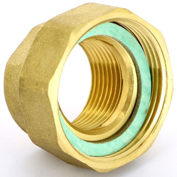 Соединение Uni-Fitt с накидной гайкой ВВ 1х1 1/2 с плоской прокладкой купить в Москве и Московской области по низкой цене с доставкой по России — (3) Соединение Uni-Fitt с накидной гайкой ВВ 1х1 1/2 с плоской прокладкой — (3)