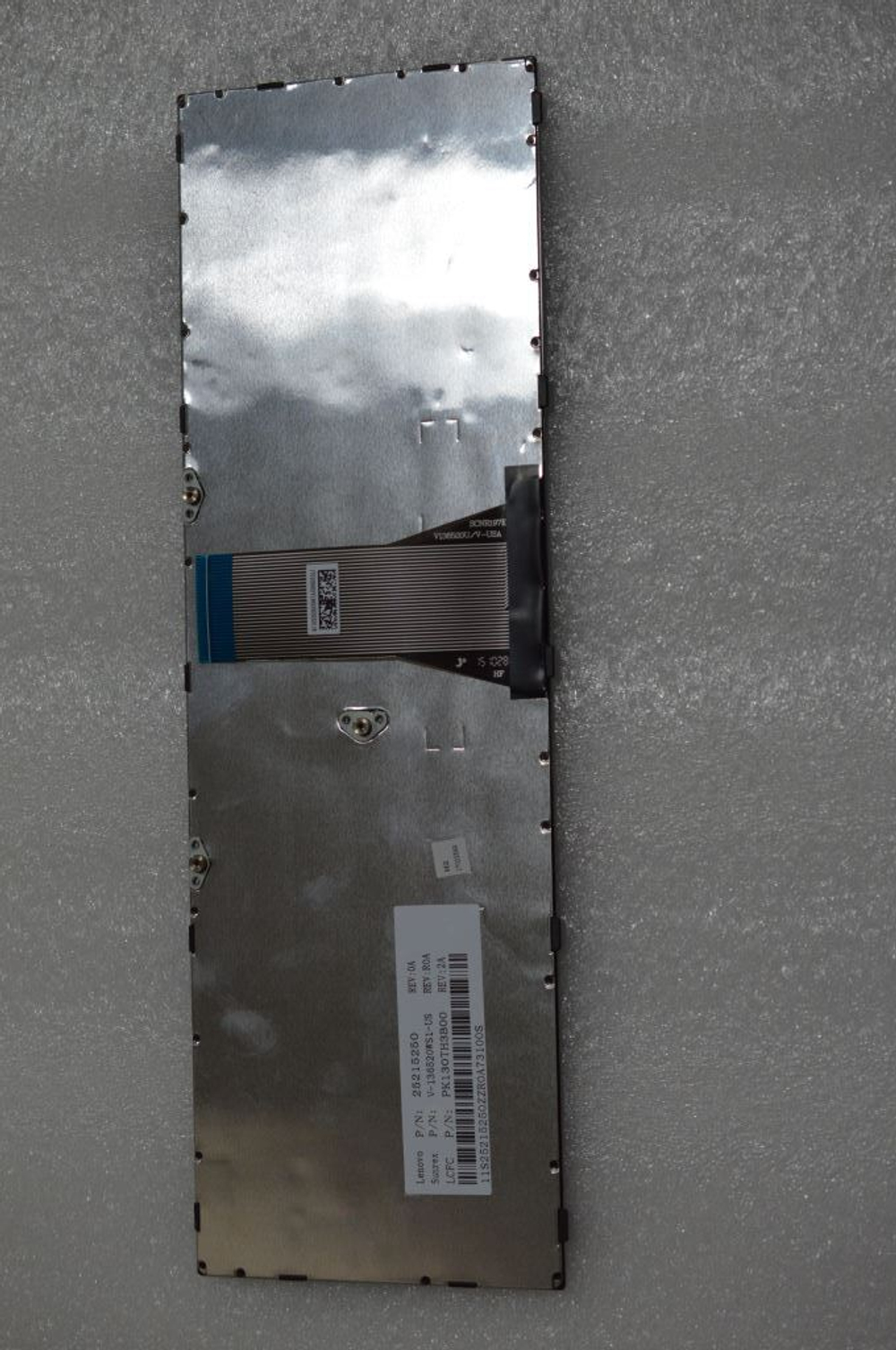 Клавиатура для Ноутбука Lenovo Lenovo500-15ISK раскладка - английская, серая (25215250)