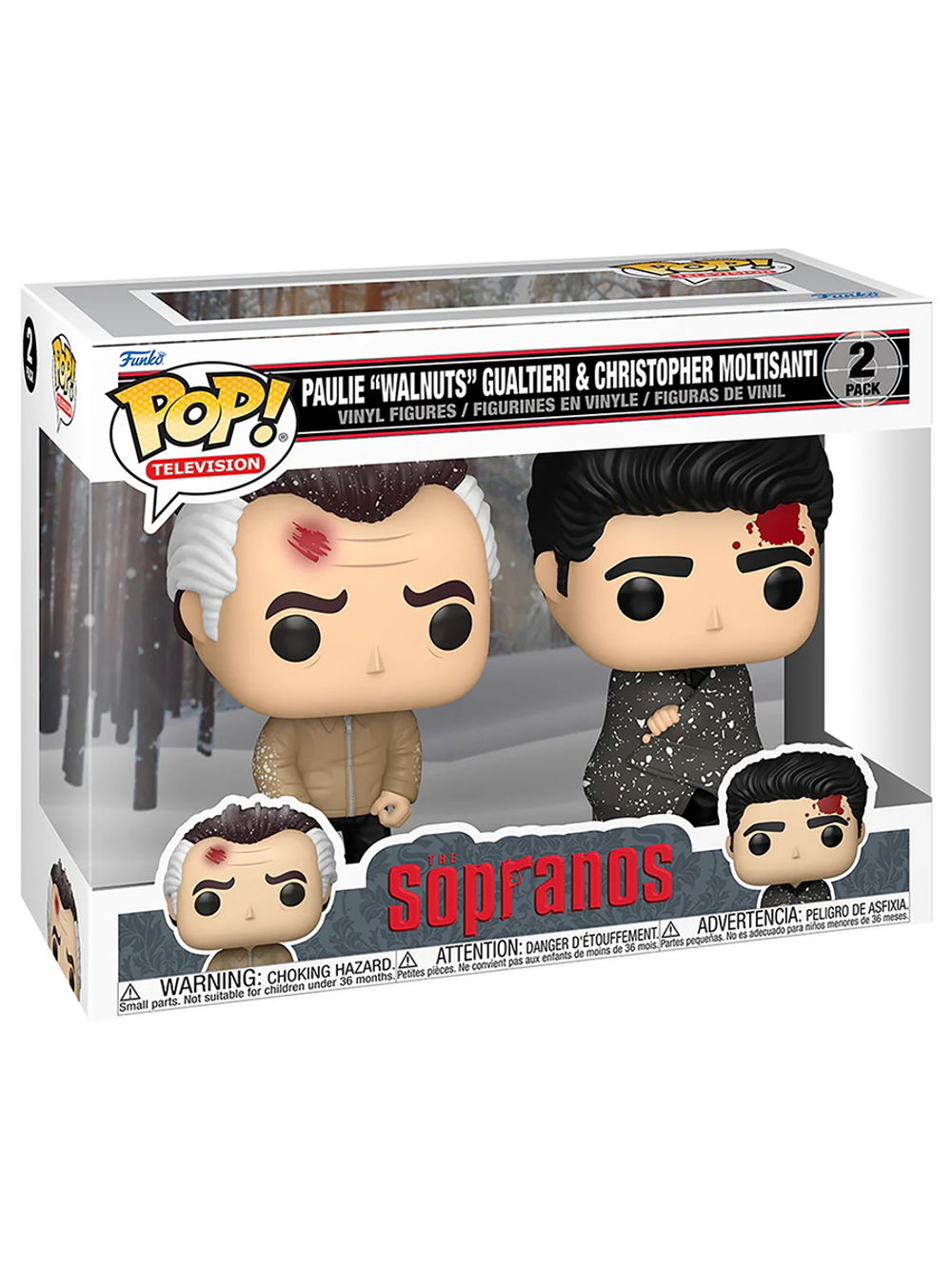 Фигурка Funko POP! TV The Sopranos Paulie "Walnuts" Gualtieri and Christopher Moltisanti 2PK 83781