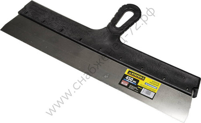STAYER ProFLat 450 мм, пластиковая ручка, нержавеющий, Фасадный шпатель, PROFESSIONAL (1008-45)