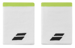 Теннисные напульсники Babolat Logo Jumbo Wristband - White