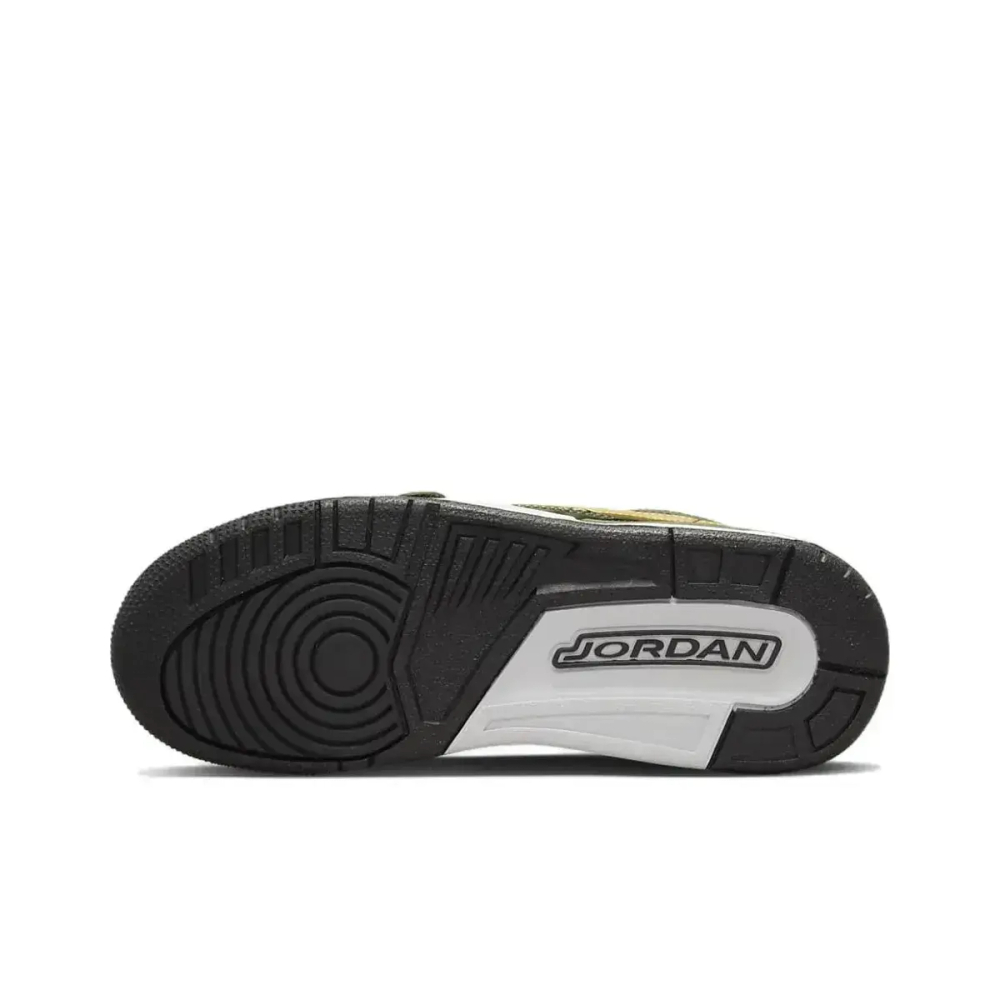 Jordan Legacy 312 Low Black Metallic Gold GS