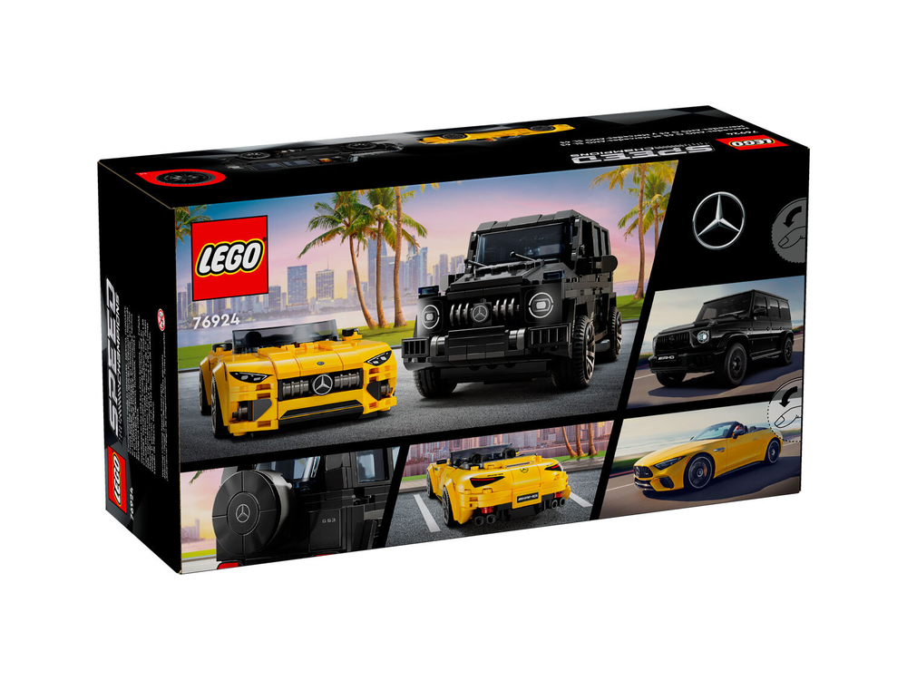 LEGO Speed Champions 76924 Mercedes-AMG G63 и Mercedes-AMG SL 63 — набор 2 в 1