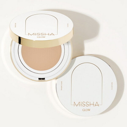 Тональная основа-кушон для лица Missha Glow Cushion Light SPF37 PA+++ #21N Vanilla, 13г