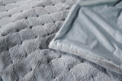 Плед 160х220 Sofi De MarkO Бернард светло-серый