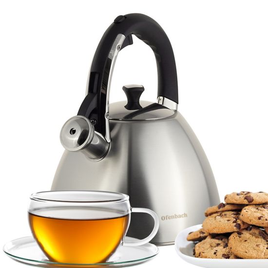Чайник 3,2 л. из нержавеющей стали со свистком Ofenbach NB 100307