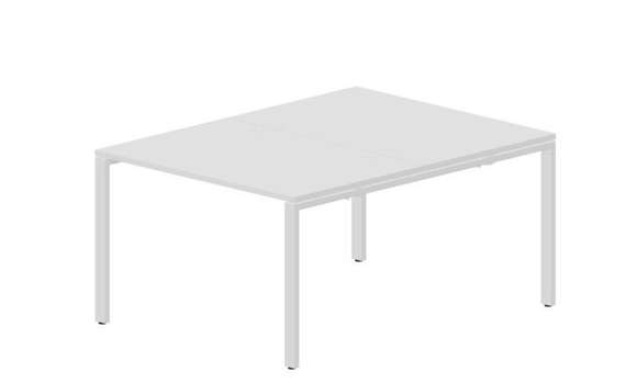 Составной стол Strike на 2 рабочих места 1180х1566х750мм (4 громмета)