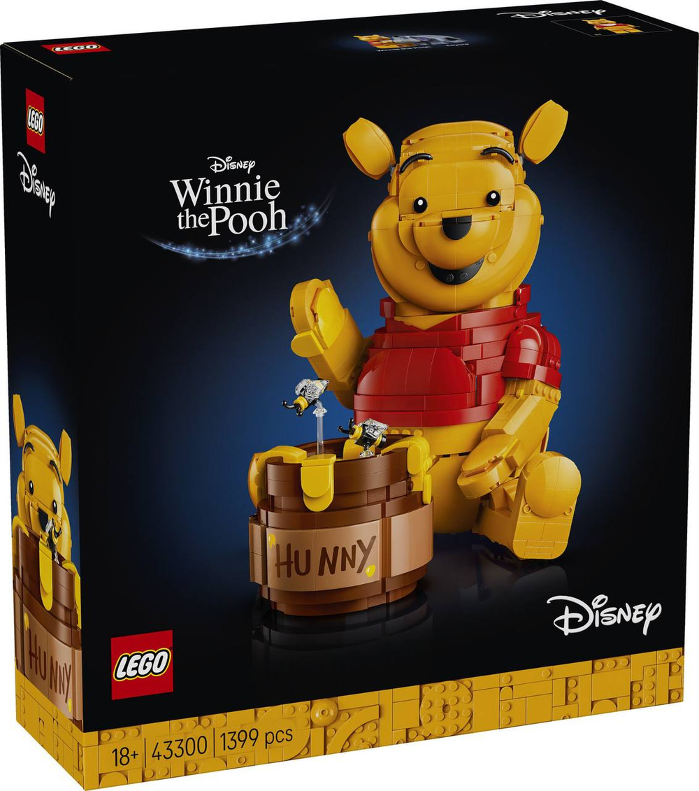 Конструктор Лего Дисней Винни-Пух 43300 | LEGO Disney Winnie the Pooh | коллекционная фигурка с мёда | 1399 деталей 18+