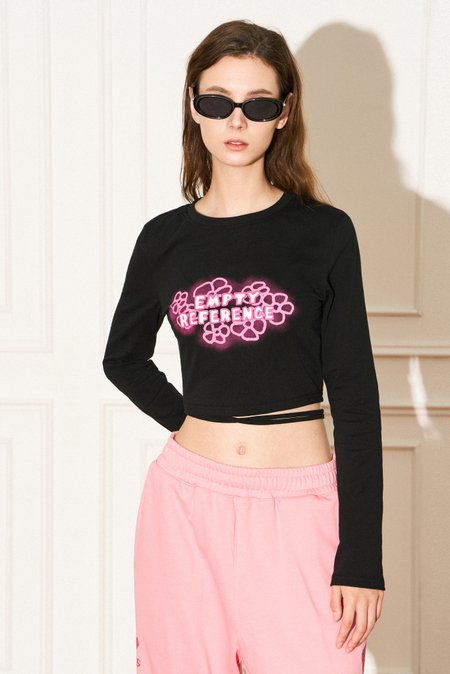 Кроп-топ ER "Neon" Cropped Long Sleeve Tee