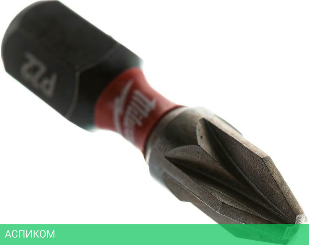 Бита Milwaukee Shockwave PZ2 25мм 25шт (4932430864)