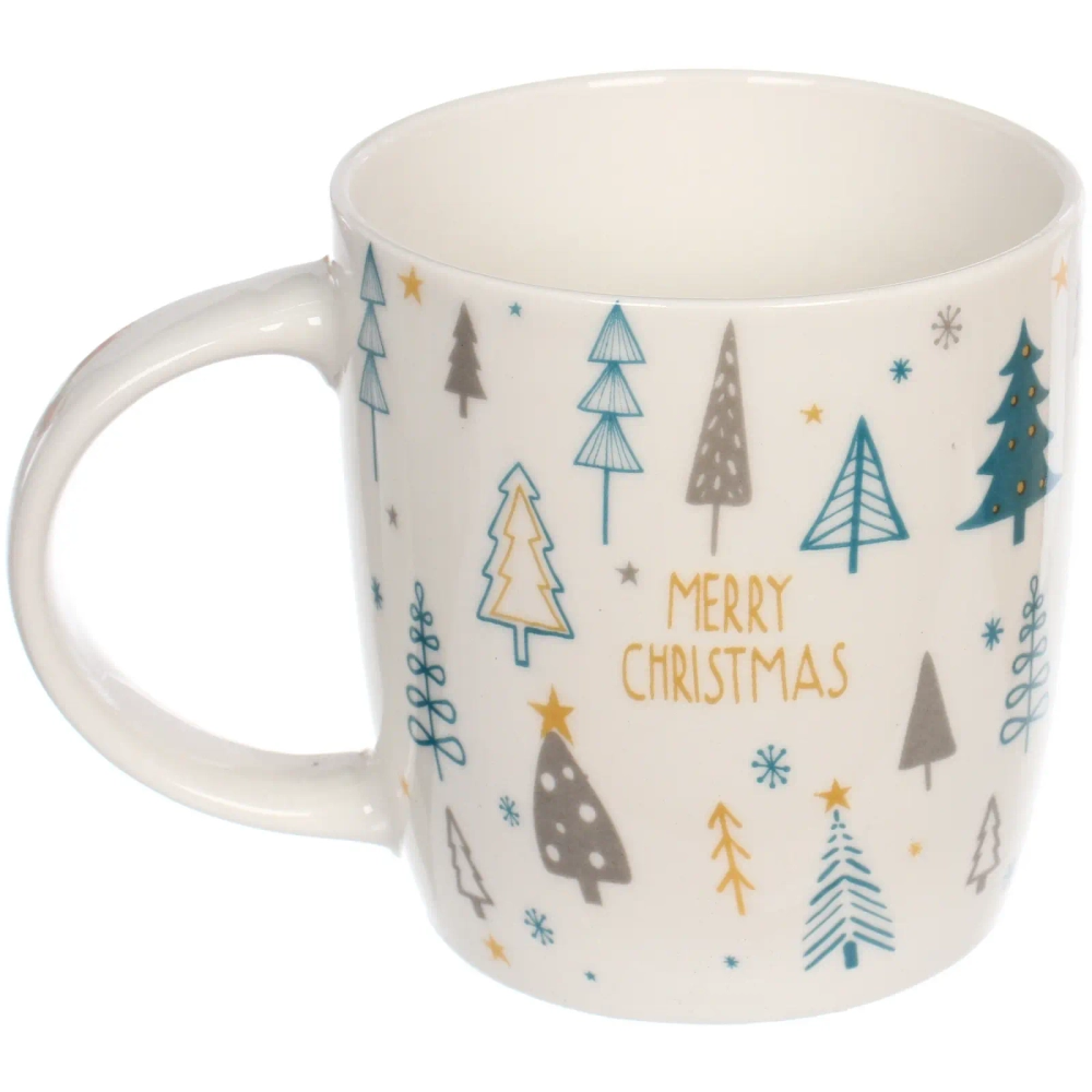 Кружка керамическая 330мл «Морозная фантазия», микс рисунков