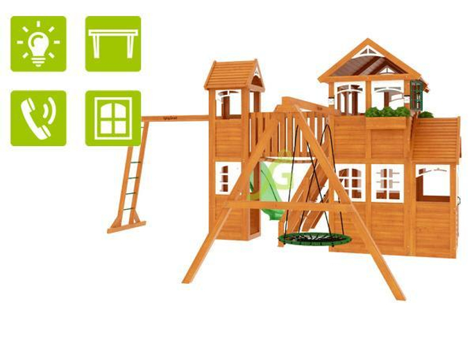Детская площадка Клубный домик Макси Luxe
