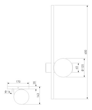 Настенный светильник 1*G9 a071582 503052 хром Frost Eurosvet