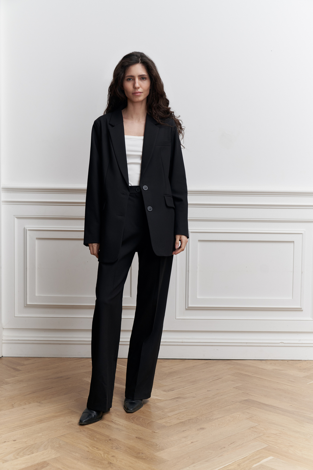 Брюки прямые