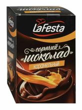 Горячий шоколад LaFesta Карамельный в пакетиках 10 шт x 4 уп