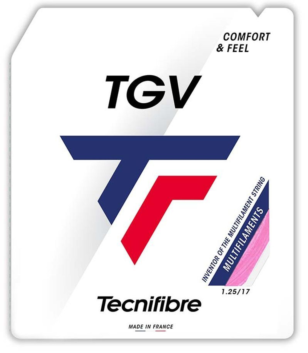 Теннисные струны Tecnifibre TGV (12 m) - Розовый