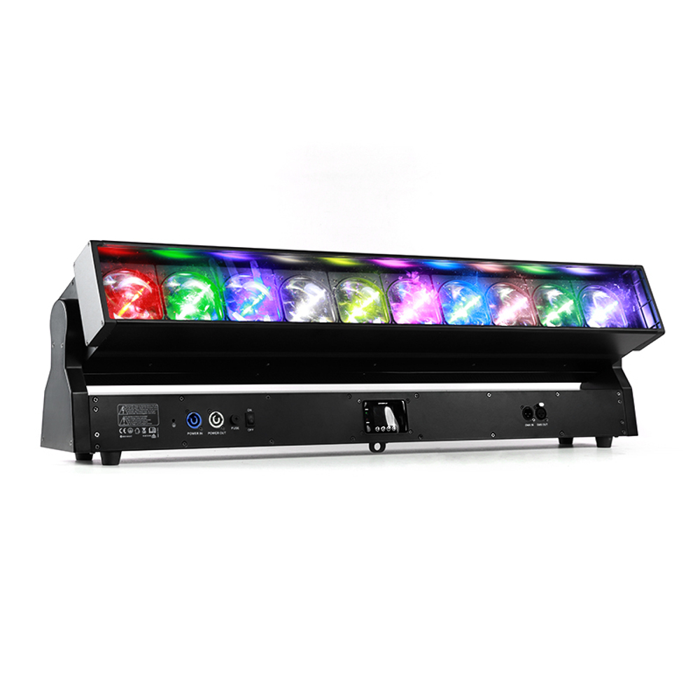 10x60W RGBW LED Zoom Moving Bar Light