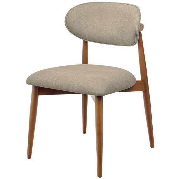 Стул Mod, орех, бежевое букле