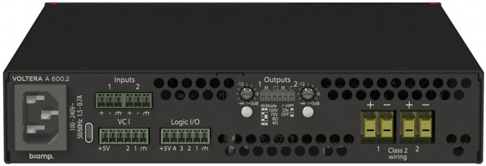 Усилитель  BIAMP Voltera A 600.2