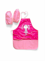 Фартук завязки 49х39 Зайка (фуксия)