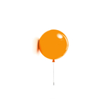 Wall design lamp  MEMORY by Brokis D 25 (Orange)