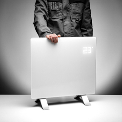Конвектор электрический OptiPrime-1000, Wi-Fi, тачскрин, цифровой термостат, 1000 Вт Denzel