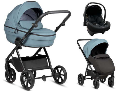 Детская коляска Tutis Uno 6 Plus Essential collection 3 в 1 с автокреслом Elo Lux EduSky Black 1602143 Menta