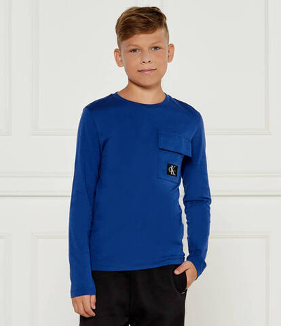 Лонгслив Calvin Klein Jeans - голубой(IB0IB02244)
