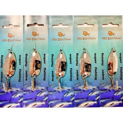 Набор блесен 10 гр 5 штук