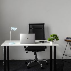 TLD-559 Blue-LED-280Lm-5000K-Dimmer Светильник настольный. 3W. Сенсорный выключатель. Голубой. ТМ Uniel