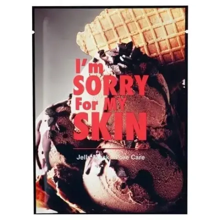 Отшелушивающая тканевая маска для сужения пор I'm Sorry for My Skin Pore Care Jelly Mask (Icecream) 33 мл.