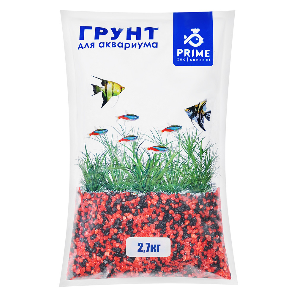 Prime Грунт Бордо+Черный 3-5 мм, 2,7кг