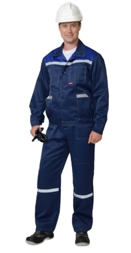 Костюм "СИРИУС-ЛЕГИОНЕР" куртка, п/к т.синий с васильковым