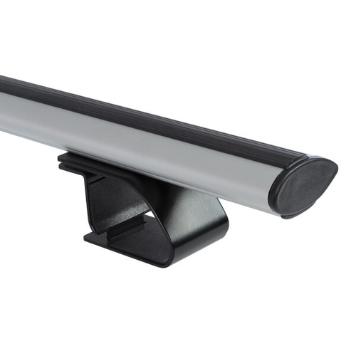 Багажник /Renault Duster с 2021г.-н.в./ в сборе, аэродинамические рейки 120 см, серебро (DELTA)