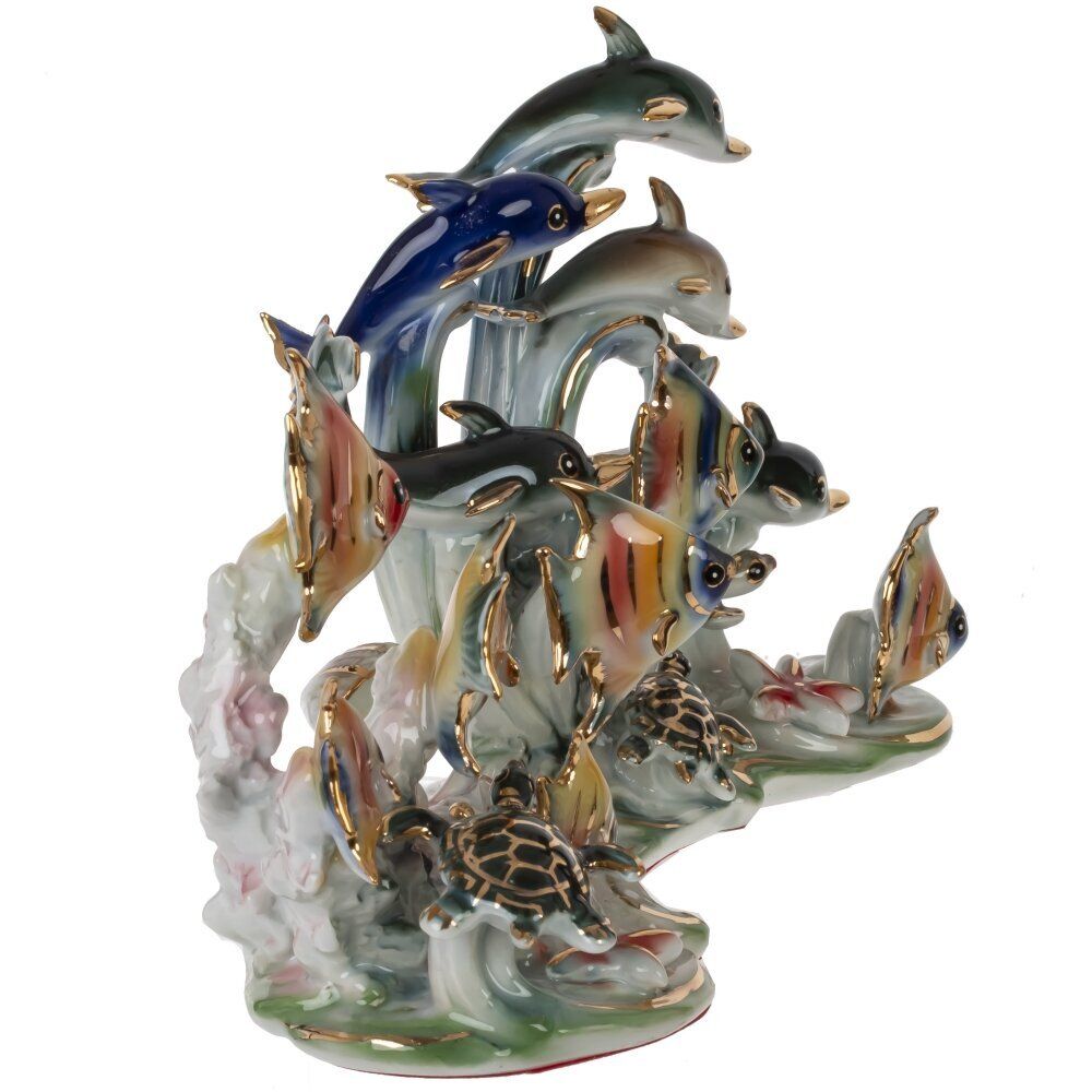 GAEM Фигурка декоративная "Морская композиция", L23 W9 H13 см, 4в.