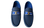 LOUIS VUITTON Gommino Loafers Men"s Blue
