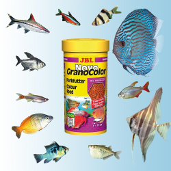 JBL NovoGranoColor 250 мл - корм для рыб для усиления окраса (гранулы)