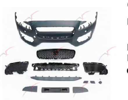 Передний бампер в стиле для Jaguar XFS 2015-2020 Ягуар