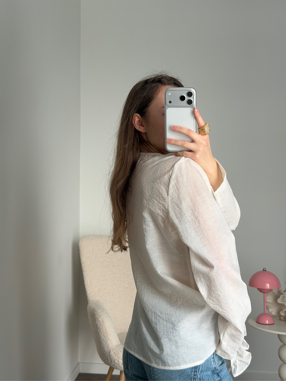 Блуза Pillow айвори